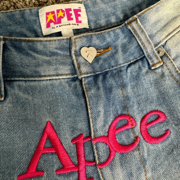 Aape by bape denim shorts - Picture 3 of 5